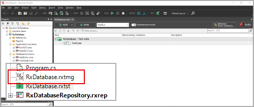 Test suite structure – Ranorex