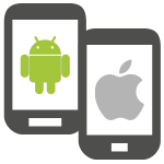 Mobile apps on Android and iOS