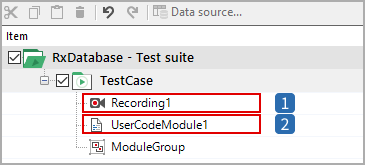 Recording and code modules