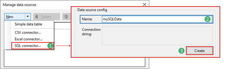 Creating an SQL data connector - part I